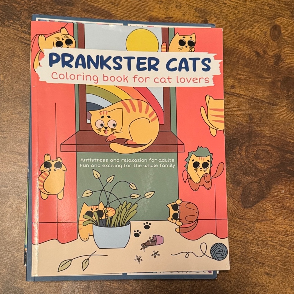 Coloring Book Bundle - Prankster Cats & Assorted Designs - Picture 2 of 6